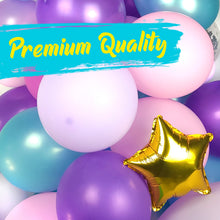 Load image into Gallery viewer, Unicorn Balloon Garland Kit | 120 Pack | Premium Unicorn Party Decoration | 14 Different Balloon Colors with 36" Unicorn Foil Balloon