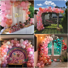 Load image into Gallery viewer, Pink Balloon Garland Kit | 120 Pack | Pink, Chrome Gold, White Balloons