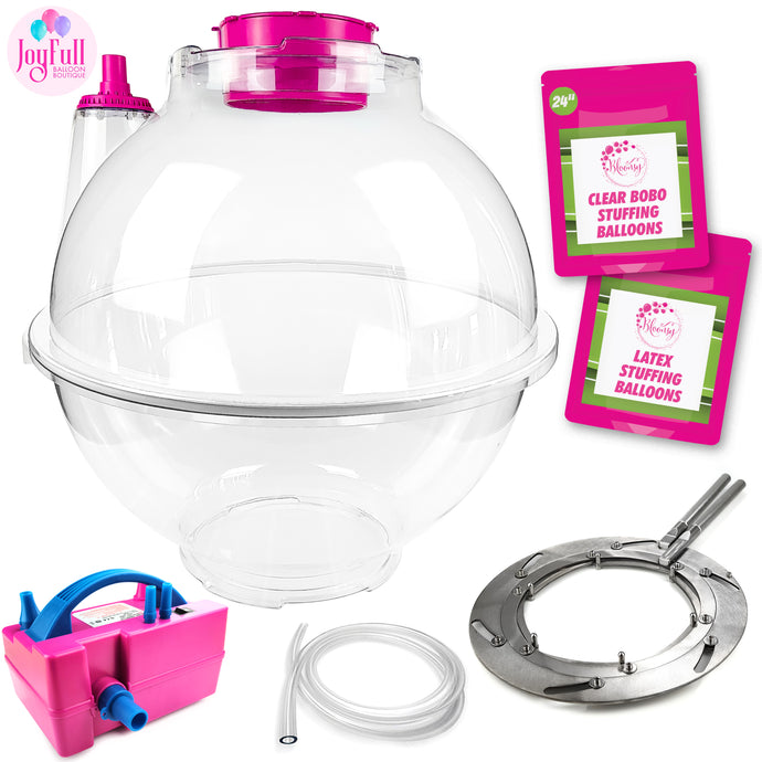 Joyfull Balloon Boutique Bundle - Balloon Stuffing Machine Set - with 25 Extra Bobo Balloons