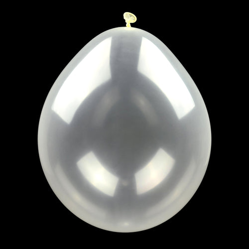 Bloonsy Pro-Grade 18-Inch Clear Latex Balloons (Pack of 10) - Extra-Wide Neck,  Balloons For Balloon Stuffing Machine