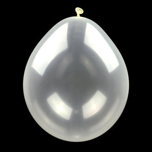 Bloonsy Pro-Grade 18-Inch Clear Latex Balloons (Pack of 10) - Extra-Wide Neck,  Balloons For Balloon Stuffing Machine